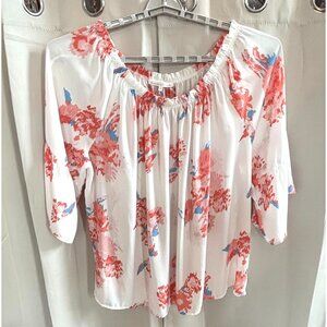 Violet Claire Women Top Sz 3X Floral Sheer Romantic Boho Bloomcore Beach 17791x